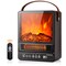 1500W Portable Electric Fireplace Heater W/ Remote Control Walnut/Maple